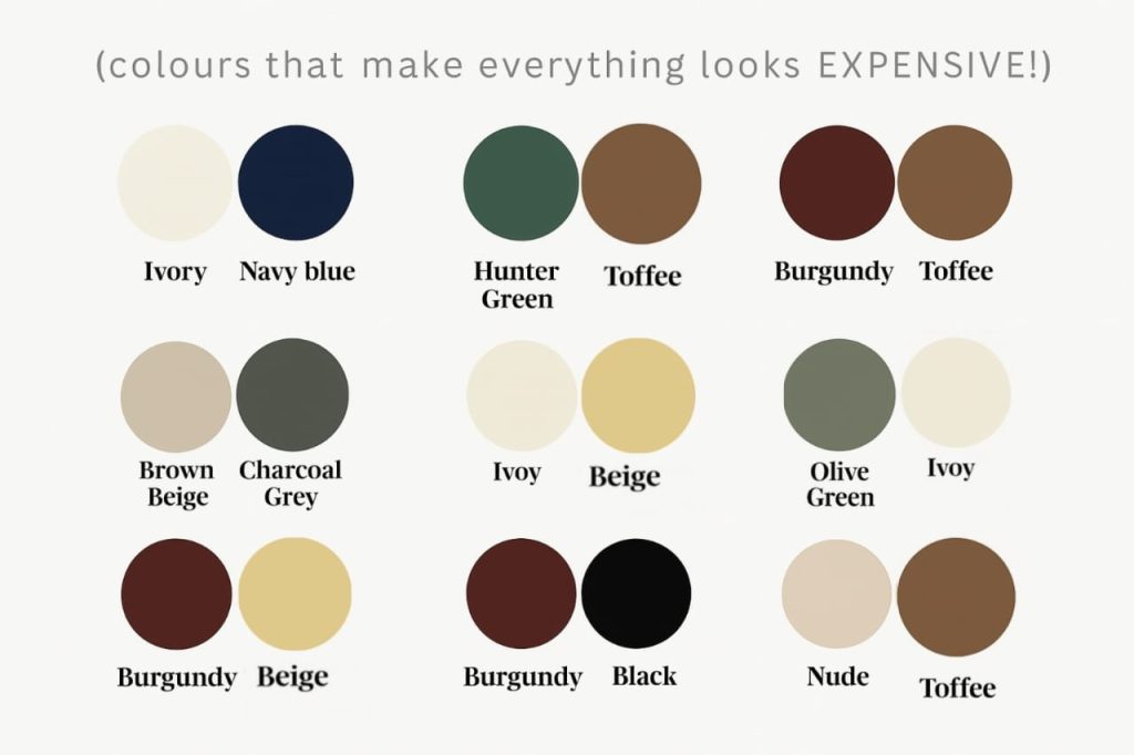 Old Money Style Color Combinations — Timeless and Expensive-Looking Pairings